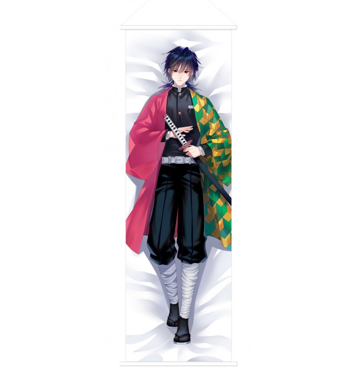 Kimetsu no Yaiba Tomioka Giyuu Japanese Anime Painting Home Decor Wall Scroll Posters