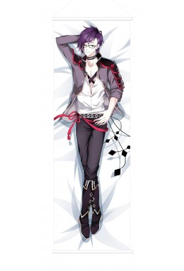 Akashi Kuniyuki Touken Ranbu Male Scroll Painting Wall Picture Anime Wall Scroll Hanging Deco