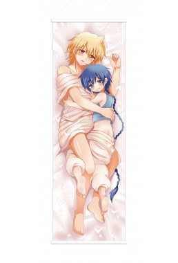 Alladin and Alibaba Saluja Magi The Labyrinth of Magic Male Anime Wall Poster Banner Japanese Art