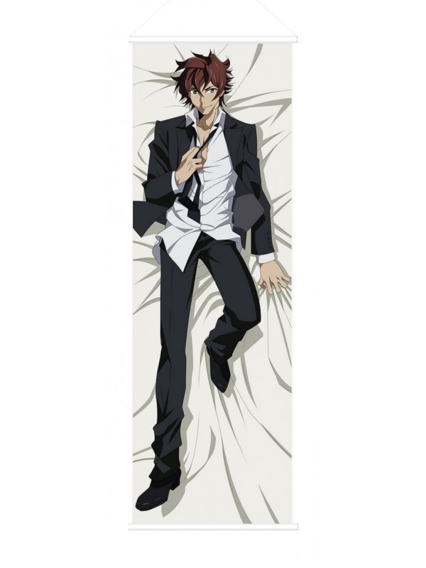 Andy Hinomiya The Unlimited Hyobu Kyosuke Male Scroll Painting Wall Picture Anime Wall Scroll Hanging Deco