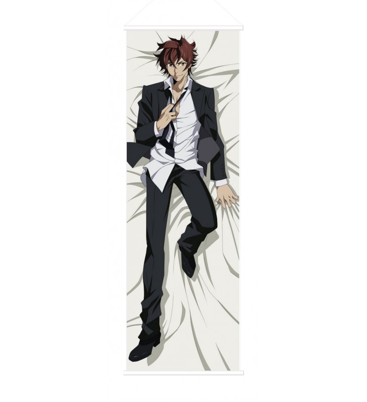 Andy Hinomiya The Unlimited Hyobu Kyosuke Male Scroll Painting Wall Picture Anime Wall Scroll Hanging Deco