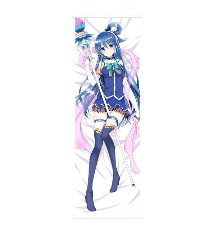 Aqua KonoSuba God's Blessing on This Wonderful World Anime Wall Poster Banner Japanese Art