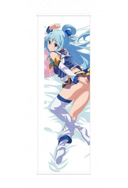 Aqua Konosuba Anime Wall Poster Banner Japanese Art