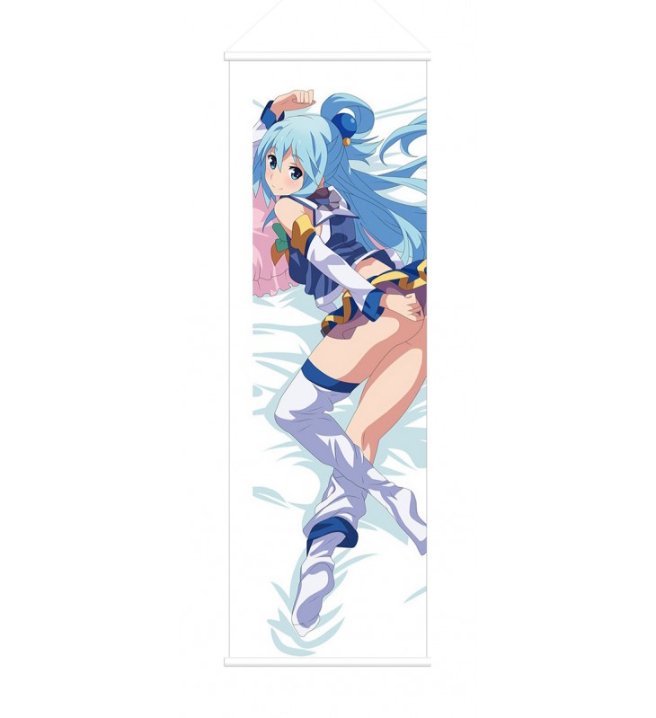 Aqua Konosuba Anime Wall Poster Banner Japanese Art