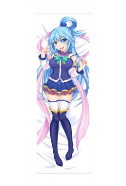 Aqua Konosuba Anime Wall Poster Banner Japanese Art