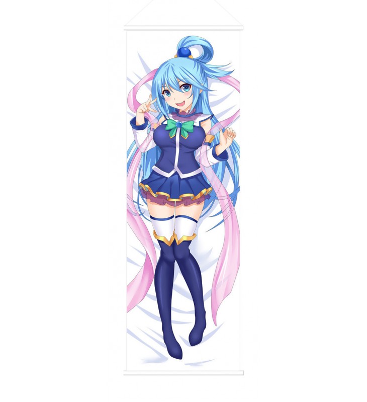 Aqua Konosuba Anime Wall Poster Banner Japanese Art