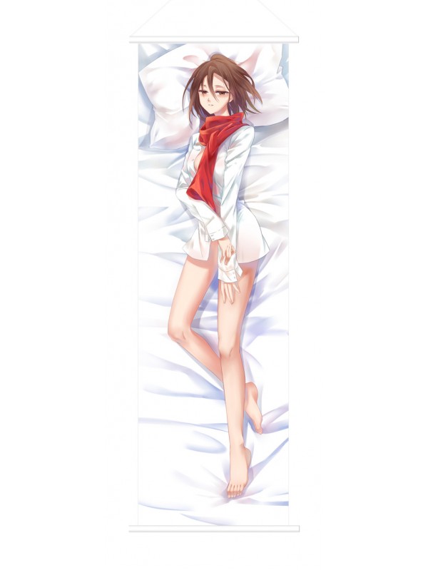Attack on Titan Mikasa Ackerman Anime Wall Poster Banner Japanese Art