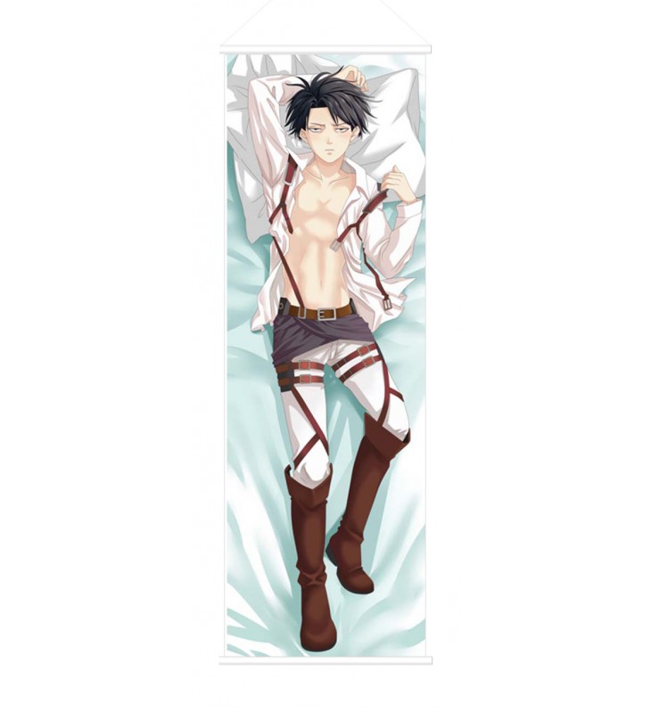 Attack on Titan Male Japanese Anime Painting Home Decor Wall Scroll Posters