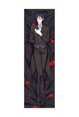 Black Butler Sebastian Michaelis Anime Wall Poster Banner Japanese Art