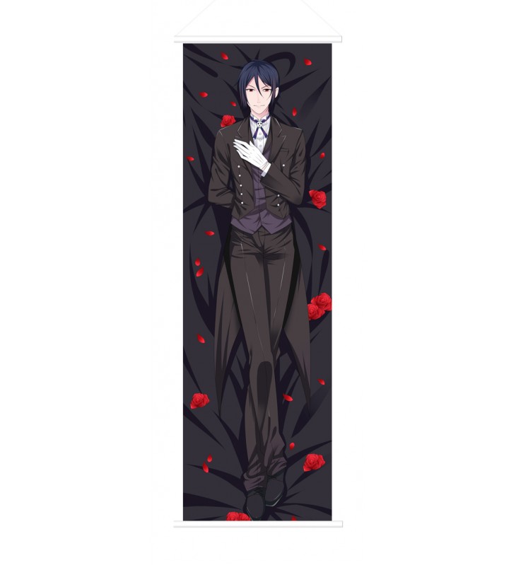 Black Butler Sebastian Michaelis Anime Wall Poster Banner Japanese Art