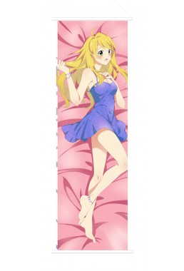 Blue Dress Anime Wall Poster Banner Japanese Art