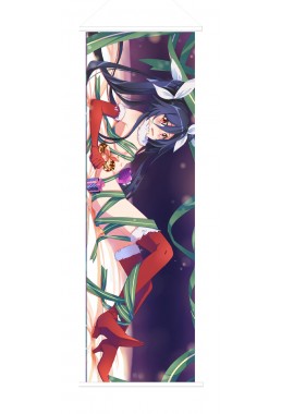 Blue Ponytail and Red Ponytail Sided Anime Wall Poster Banner Japanese Art