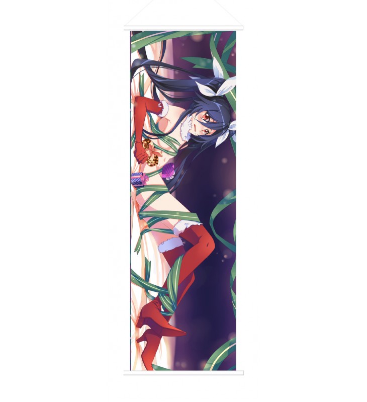 Blue Ponytail and Red Ponytail Sided Anime Wall Poster Banner Japanese Art