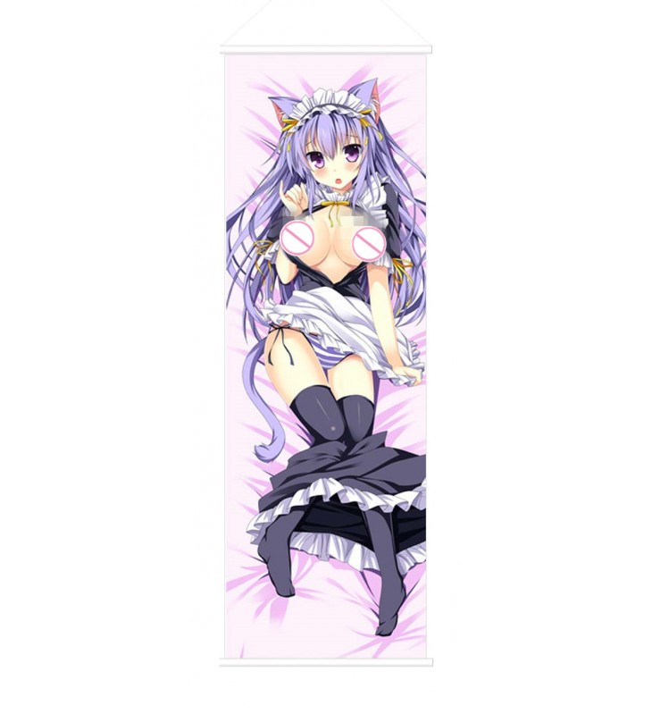 Cat Maid Japanese Anime Painting Home Decor Wall Scroll Posters