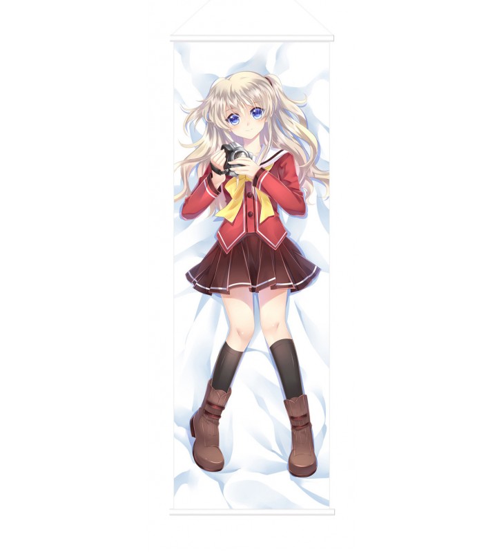 Charlotte Scroll Painting Wall Picture Anime Wall Scroll Hanging Deco