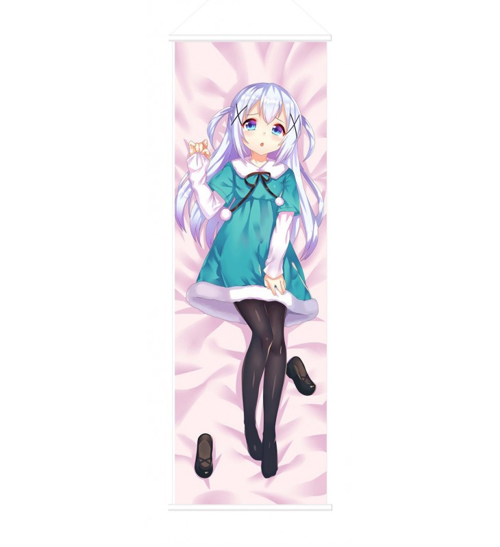 Chino Kafu Is the Order a Rabbit Anime Wall Poster Banner Japanese Art