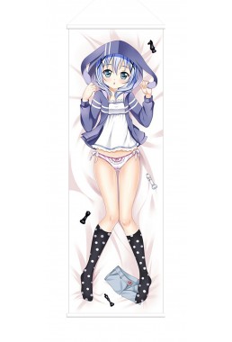 Chino Kafu Is the Order a Rabbit Anime Wall Poster Banner Japanese Art