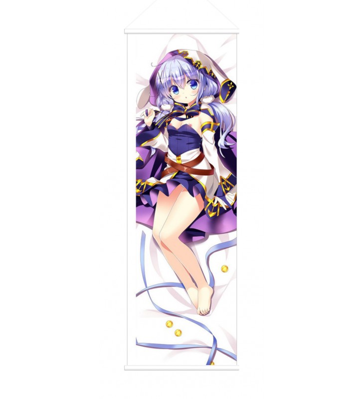 Chino Kafu Is the Order a Rabbit Anime Wall Poster Banner Japanese Art