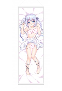 Chino Kafu Is the Order a Rabbit Anime Wall Poster Banner Japanese Art