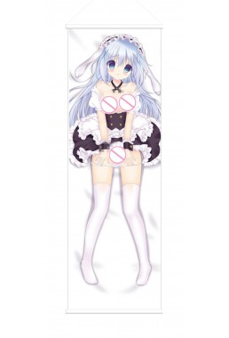 Chino Kafu Is the Order a Rabbit Anime Wall Poster Banner Japanese Art