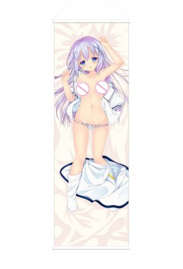 Chino Kafuu Is the Order Rabbit Anime Wall Poster Banner Japanese Art