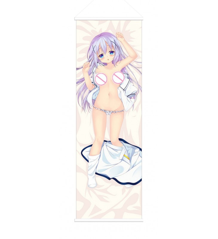 Chino Kafuu Is the Order Rabbit Anime Wall Poster Banner Japanese Art