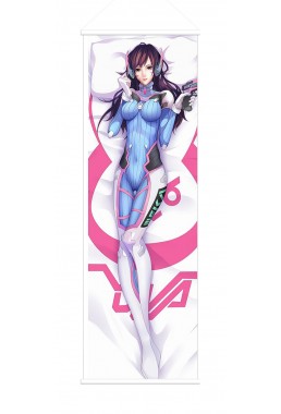 D Va Overwatch Anime Wall Poster Banner Japanese Art