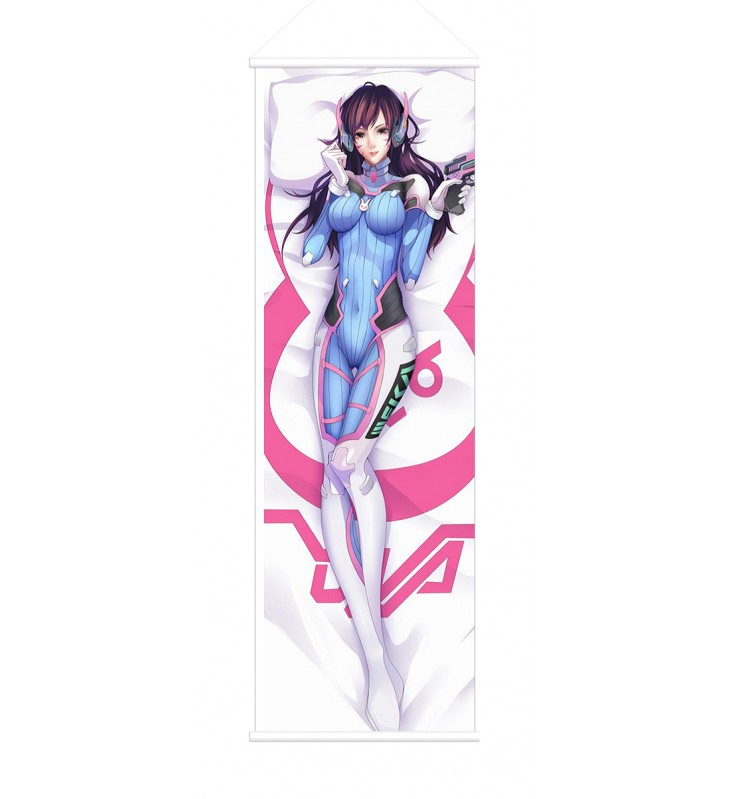 D Va Overwatch Anime Wall Poster Banner Japanese Art