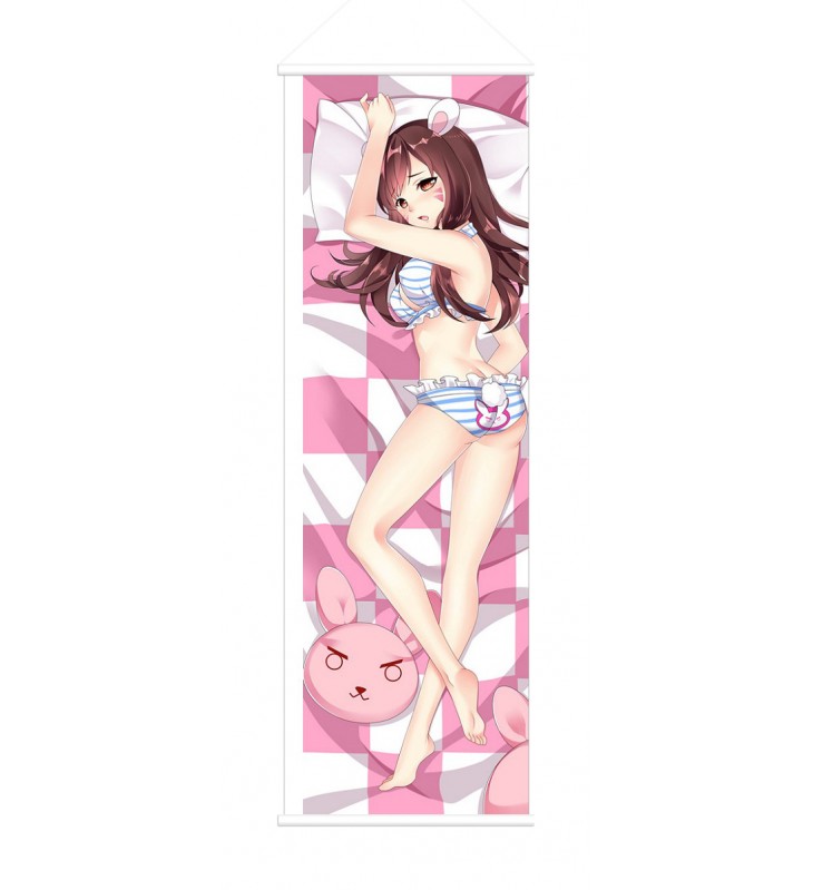 D.va Overwatch Anime Wall Poster Banner Japanese Art