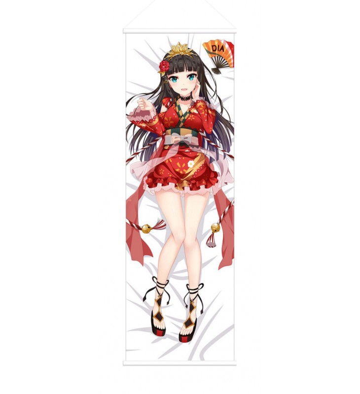 Dia Kurosawa Love Live! Sunshine!! and Cute Twintail Anime Wall Poster Banner Japanese Art