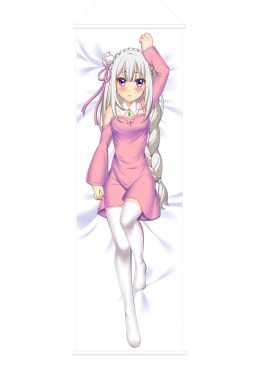 Emilia Re Zero Anime Wall Poster Banner Japanese Art