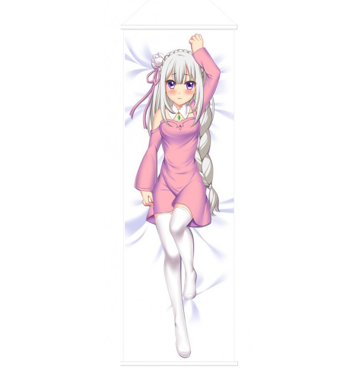 Emilia Re Zero Anime Wall Poster Banner Japanese Art