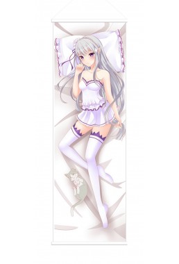 Emilia Re Zero Anime Wall Poster Banner Japanese Art