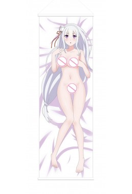 Emilia Re Zero Anime Wall Poster Banner Japanese Art