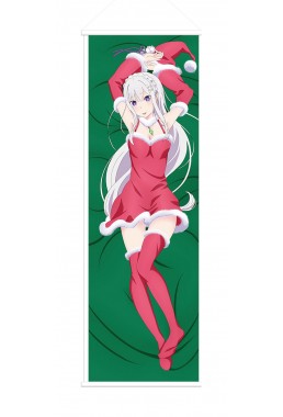 Emilia Re Zero Anime Wall Poster Banner Japanese Art