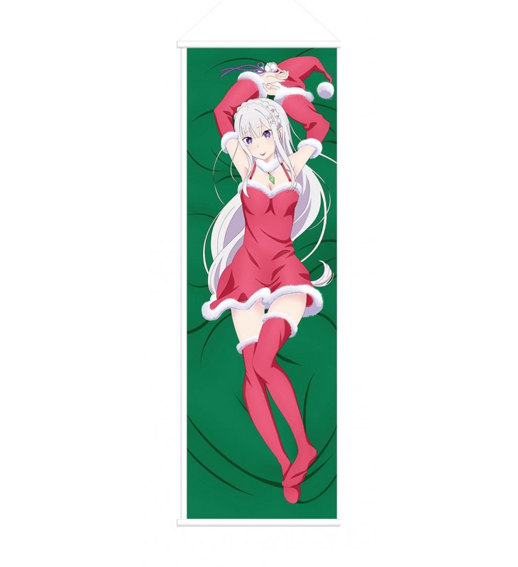 Emilia Re Zero Anime Wall Poster Banner Japanese Art