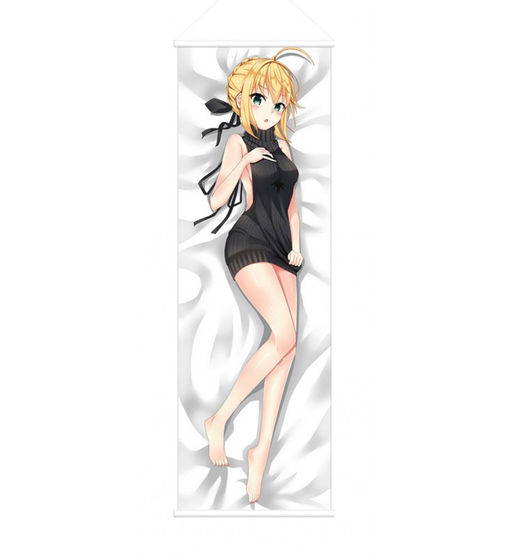 Fate Saber Anime Wall Poster Banner Japanese Art
