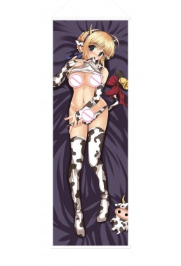 Fate Stay Night Scroll Painting Wall Picture Anime Wall Scroll Hanging Deco