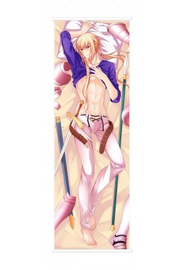 Fate Stay Night Male Anime Wall Poster Banner Japanese Art