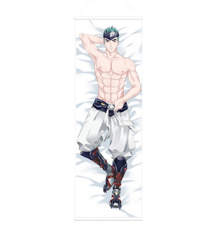 Genji Overwatch Male Anime Wall Poster Banner Japanese Art