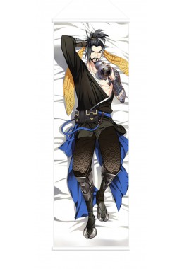 Hanzo Overwatch Male Anime Wall Poster Banner Japanese Art