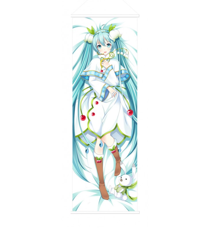 Hatsune Miku Scroll Painting Wall Picture Anime Wall Scroll Hanging Deco