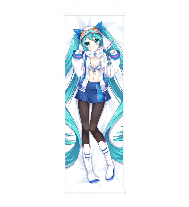 Hatsune Miku Vocaloid Scroll Painting Wall Picture Anime Wall Scroll Hanging Deco