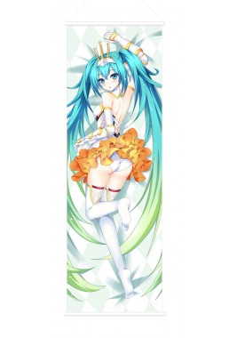 Hatsune Miku Vocaloid Scroll Painting Wall Picture Anime Wall Scroll Hanging Deco