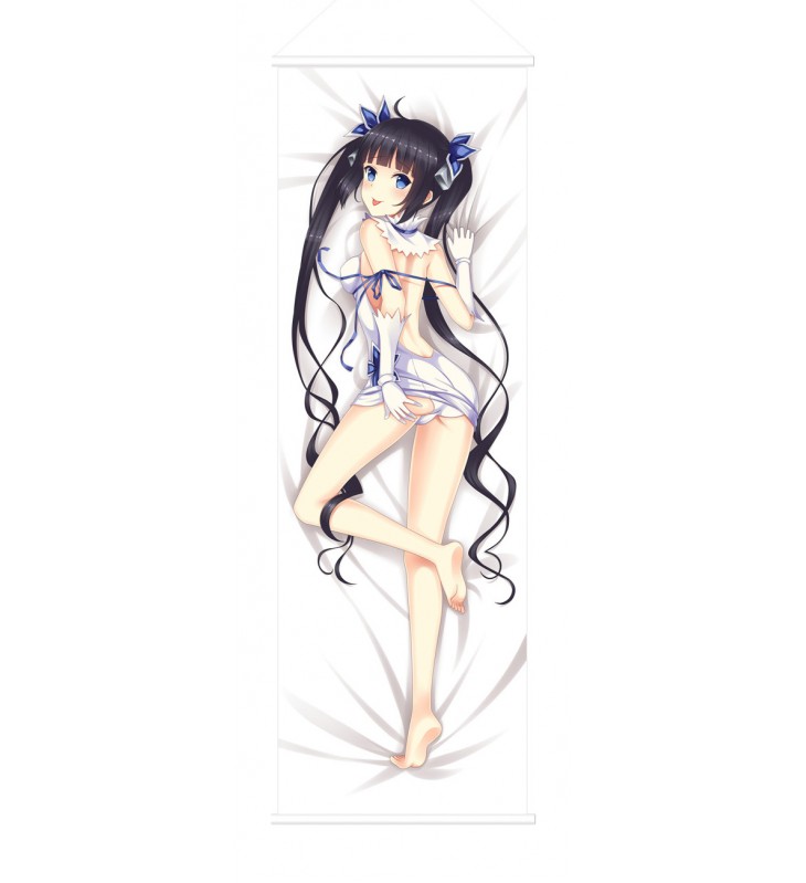 Hestia DanMachi Scroll Painting Wall Picture Anime Wall Scroll Hanging Deco