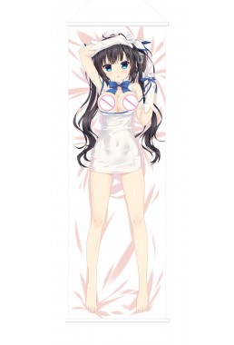 Hestia DanMachi Scroll Painting Wall Picture Anime Wall Scroll Hanging Deco