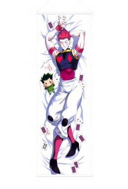 Hisoka Hunter X Hunter Male Scroll Painting Wall Picture Anime Wall Scroll Hanging Deco