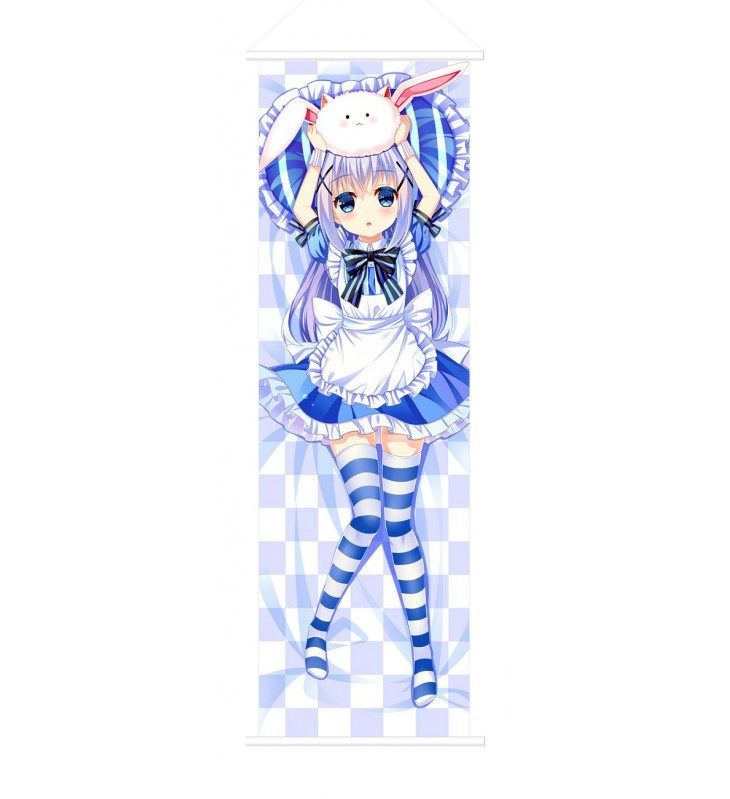Is the Order Rabbit Japanese Anime Painting Home Decor Wall Scroll Posters