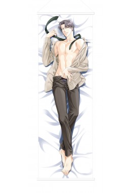 Kichiku Megane Scroll Painting Wall Picture Anime Wall Scroll Hanging Deco Male