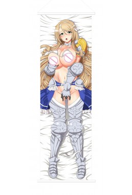 Lady Knight Japanese Anime Painting Home Decor Wall Scroll Posters